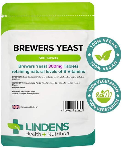 Brewers Yeast 300mg compresse (500 pacchetto) - Vitamine autentiche