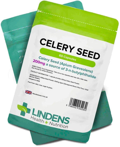 Celery Seed 200mg Capsules (60 pack) - Authentic Vitamins
