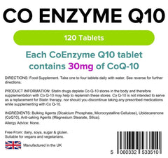 COENZYME Q10 compresse da 30 mg (120 pacchetto) - vitamine autentiche