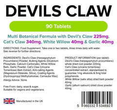 Devils Claw Formula Tablets (90 pack) - Authentic Vitamins