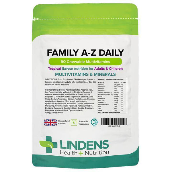 Famiglia A -Z Compresse masticabili Multivitamining Daily Multivitamina 90 - Vitamine autentiche