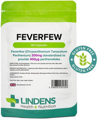 Feverfew 200mg capsule (60 pacchetto) - vitamine autentiche