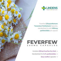 Feverfew 200mg capsule (60 pacchetto) - vitamine autentiche