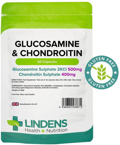 Glucosamina e condroitina 500-400 capsule (60 pacchetto) - vitamine autentiche