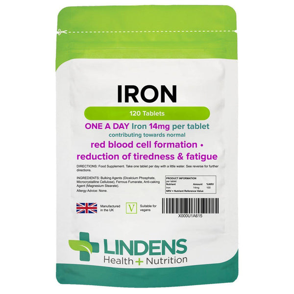 Iron 14mg Tablets (120 pack) - Authentic Vitamins