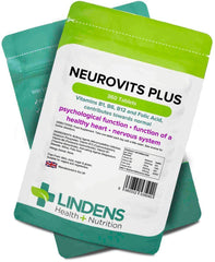 Neurovits Plus (B12 500mg + B1, B6, acido folico) compresse (pacchetto 360) - Vitamine autentiche