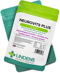 Neurovits Plus (B12 500mg + B1, B6, acido folico) compresse (90 pacchetto) - vitamine autentiche