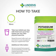 Compresse di potassio da 200 mg (100 pacchetti) - vitamine autentiche