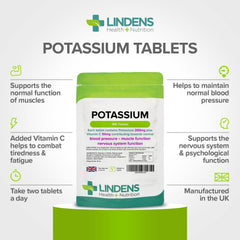 Potassium 200mg Tablets (500 pack) - Authentic Vitamins