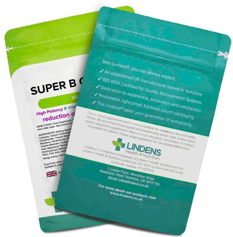 Complexo Super Vitamina B (com Probióticos) comprimidos (90 pacote) - Vitaminas autênticas