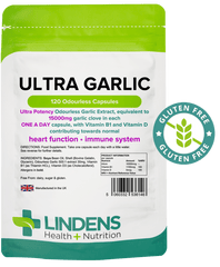 Ultra Garlic 15000mg Odourless Capsules (120 pack) - Authentic Vitamins