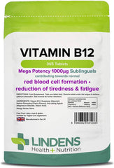 Vitamine B12 1000mcg comprimés sublinguaux (pack 365) - vitamines authentiques
