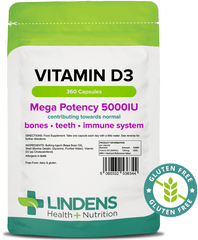 Vitamin K2 Mk-7 120 Tablets x3 100mcg & D3 5000IU 360 Capsules x1 - Authentic Vitamins