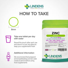 Compresse di citrato di zinco da 50 mg (100 pacchetti) - vitamine autentiche