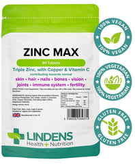 Compresse di zinco max (90 pacchetto) - vitamine autentiche