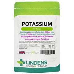 Potassium 200mg Tablets (100 pack) - Authentic Vitamins