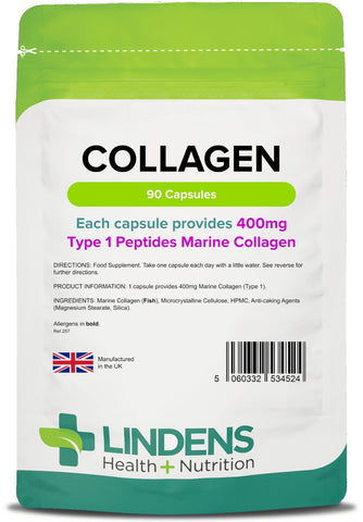 Collagène (Marine) Capsules de 400 mg (pack 90)