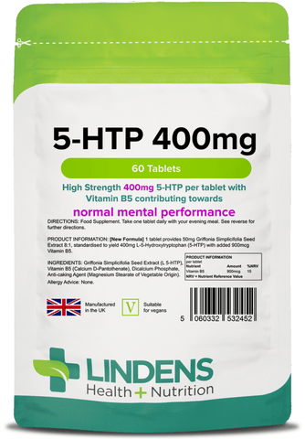 5 HTP 400mg Tablets (60 pack) - Authentic Vitamins