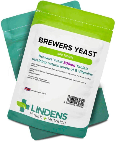 Brewers Yeast 300mg Tablets (500 pack) - Authentic Vitamins