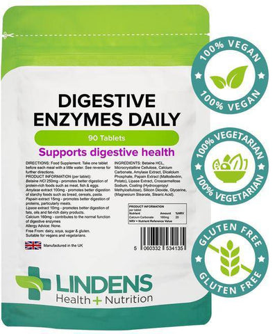 Digestive Enzymes Daily Tablets (90 pack) - Authentic Vitamins