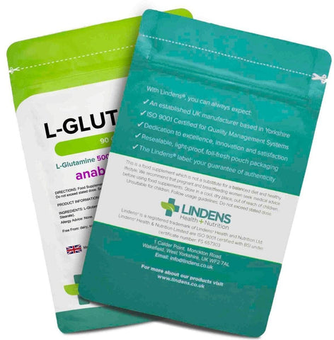 L-Glutamine 500mg Capsules (90 pack) - Authentic Vitamins