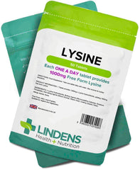 Lysine 1000mg Tablets (50 pack) - Authentic Vitamins