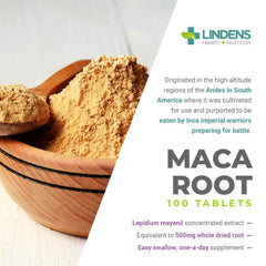Maca Root 500mg Tablets (100 pack) - Authentic Vitamins