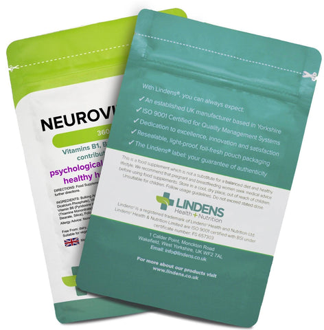 Neurovits Plus (B12 500mg + B1, B6, Folic Acid) Tablets (360 pack) - Authentic Vitamins