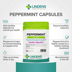 Peppermint Oil 50mg Capsules (100 pack) - Authentic Vitamins