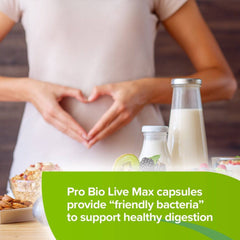 Pro Bio Live Max 6 Billion CFU 100 Veg Capsules - Authentic Vitamins