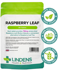 Raspberry Leaf 750mg Tablets (84 pack) - Authentic Vitamins