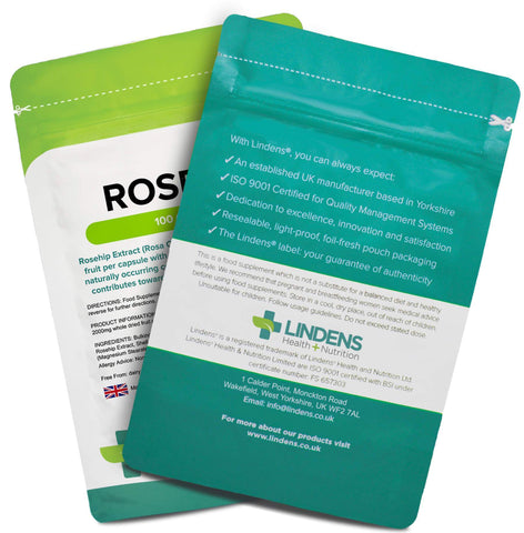 Rosehip 2000mg Capsules (100 pack) - Authentic Vitamins