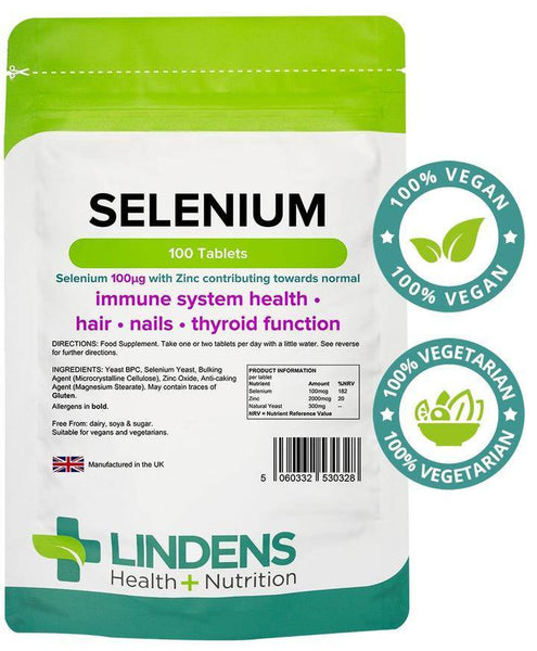 Selenium 100mcg & Zinc Tablets (100 pack) - Authentic Vitamins