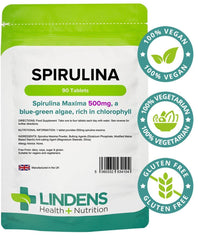 Spirulina 500mg Tablets (90 pack) - Authentic Vitamins