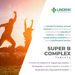Super Vitamin B Complex (with probiotics) Tablets (90 pack) - Authentic Vitamins