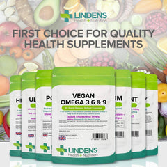 Vegan Omega 3 6 & 9 1000mg Capsules (90 Capsules) - Authentic Vitamins