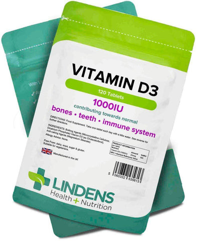 Vitamin D3 1000 IU Tablets (120 pack) - Authentic Vitamins
