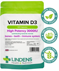 Vitamin D3 3000 IU Capsules (120 pack) - Authentic Vitamins